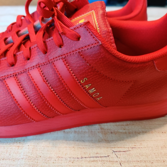 adidas mono samoa red men's shoe
